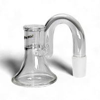 Glas-Bongo Phoenix Aschefänger 90° 18/18 - Seitenansicht