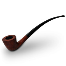 Bruyère-Tabakpfeife SAVINELLI - Churchwarden Liscia 921, braune Farbe und „Churchwarden“-Form