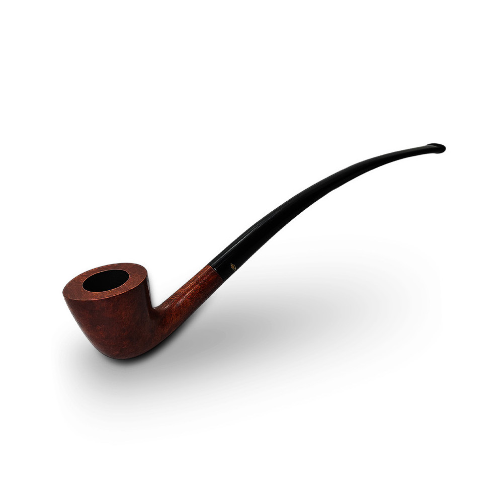 Bruyère-Tabakpfeife SAVINELLI - Churchwarden Liscia 921, braune Farbe und „Churchwarden“-Form