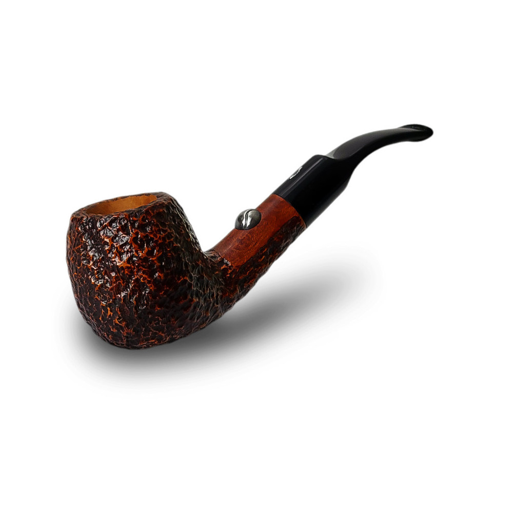 Bruyère-Tabakpfeife SAVINELLI – Tennis Brownblast, braune Farbe und „Bent Apple“-Form
