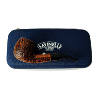 Bruyère-Tabakpfeife SAVINELLI – Farbe: Tennis Brownblast, braune Farbe und Form: „Bent Apple“ – mit Geschenkbox