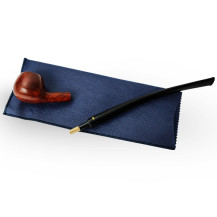 Bruyère-Tabakpfeife SAVINELLI - Churchwarden Liscia 313, braun, in der Form „Churchwarden“ - auseinandergefaltet auf einem Beute