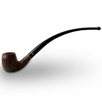 Bruyère-Tabakpfeife SAVINELLI - Churchwarden Brownblast 601, braune Farbe und „Churchwarden“-Form