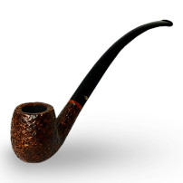 Bruyère-Tabakpfeife SAVINELLI - Churchwarden Brownblast 601, braune Farbe und „Churchwarden“-Form