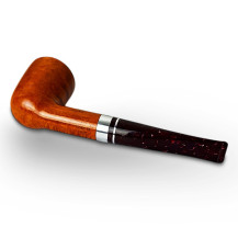 Bruyère-Tabakpfeife SAVINELLI – Bacco Smooth Natural 409 braune Farbe und „Dublin“-Form – Pfeifenboden