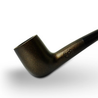 Birnenförmige Tabakpfeife BPK 61-79, braun, „Billard“-Form – Ansicht des Pfeifenkopfes