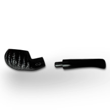 Bruyère-Tabakpfeife BPK 67-914 schwarz in „Bent Bowl“-Form – zerlegte Tabakpfeife