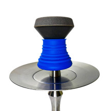 Crown KS APPO Silko Matt Blue - auf einer Wasserpfeife