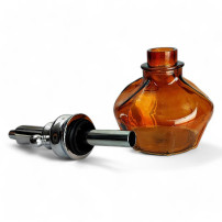 Hookah Mia Set - Braun - Vase und Tauchteil der Wasserpfeife