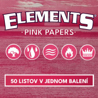 Elements King Size Slim Zigarettenpapier – Pink – Infografik