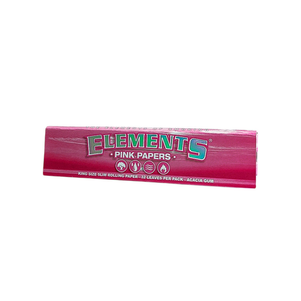 Elements King Size Slim Zigarettenpapier – Rosa