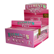 Elements King Size Slim Zigarettenpapier – Rosa – mit Verpackung