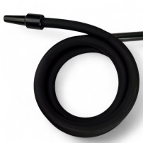 Amy Deluxe-Set Silikonschlauch mit Shisha-Mundstück – LANG – Silikonschlauch mit Adapter
