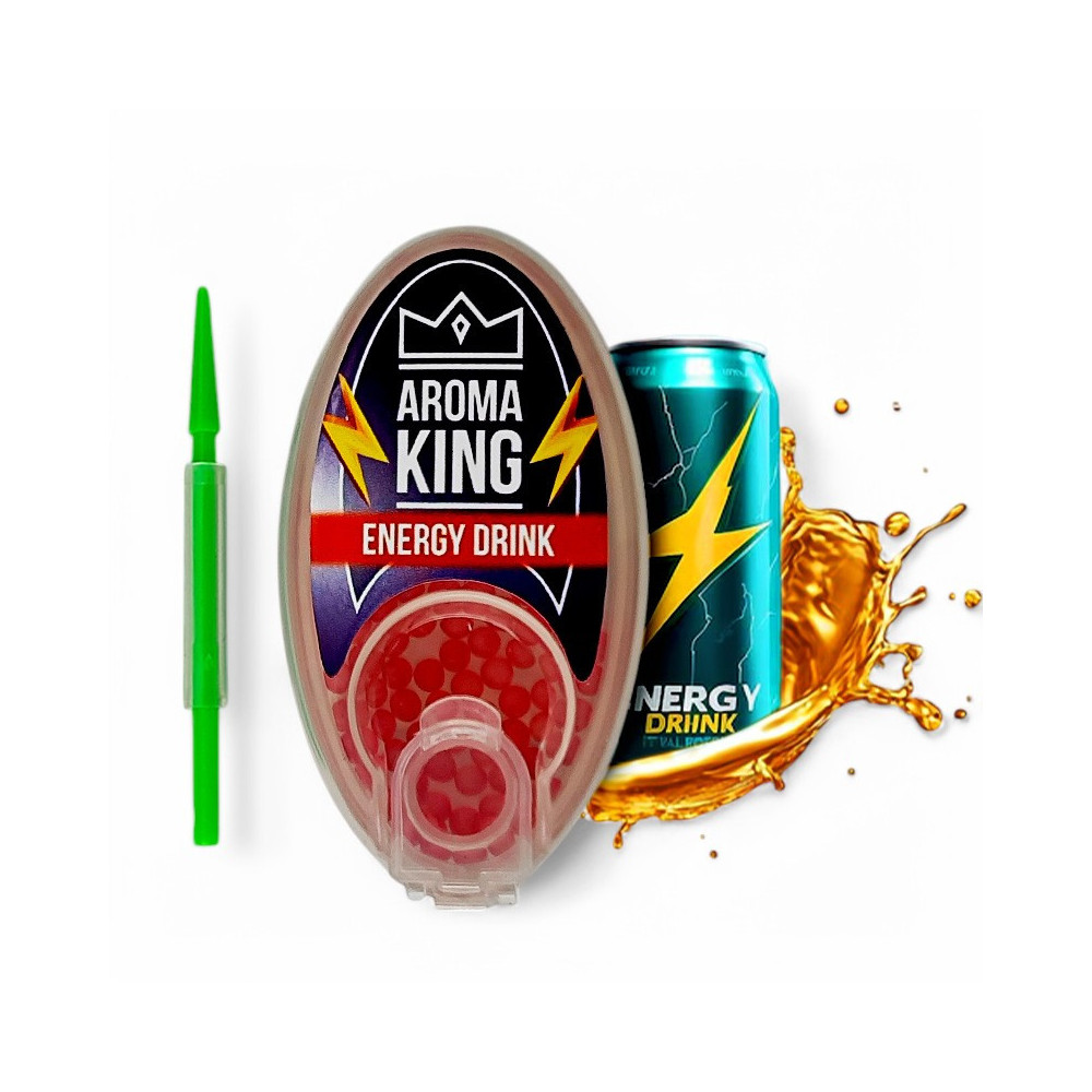 Aromakugeln für Zigaretten, Energy-Drinks