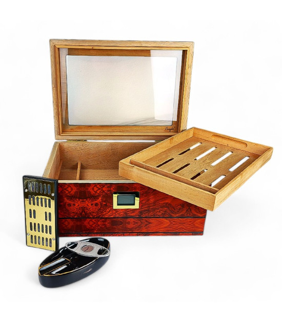 Humidor-Set Elegantes digitales Hygrometer