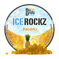 Ice Rockz Shisha-Steine – Ananas 120 g – Foto mit verschütteten Steinen