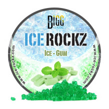 Ice Rockz Hookah Pebbles - Kaugummi 120g - Foto mit verschütteten Kieselsteinen