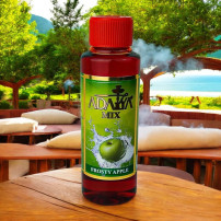 Adalya Melasse 200 ml – Frosty Apple (Apfel-Minze) – auf den Tisch gestellt