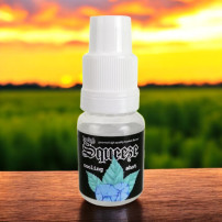 Hookah Squeeze Liquid Cooling Shot 10ml - Flüssigkeit für Wasserpfeifentabak - auf den Tisch gestellt