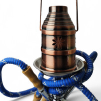 Tarbush Kupfer-Wasserpfeife 16,5 cm - auf der Wasserpfeife