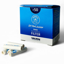 Vauen Rohrfilter 6 mm 50 Stück - mit herausziehbaren Filtern