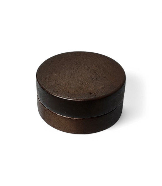 Aschenbecher Holz/Metall - Schwarz - gefaltet