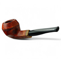 Molina Caporale Sandblast Mod. C Pfeife – Ansicht vom Mundstück