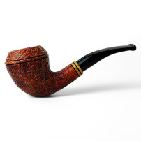 Molina Caporale Sandblast Mod.E Pfeife – Seitenansicht