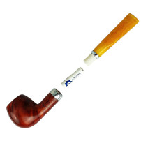 Molina Ambra Terracota B Pfeife – entfaltet