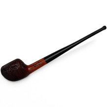 Molina-Pfeife – Kleine Churchwarden-Pfeife, rustikal – Seitenansicht