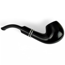 Molina-Pfeife - Schwarz Mod. 1 - liegend