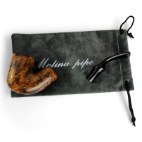 Molina-Pfeife – Dunkles Modell 1 – zerlegt in einer Tasche