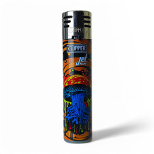 CLIPPER Jet Dark Mushrooms Feuerzeug