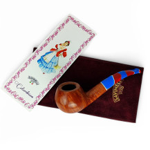 Savinelli Colombina 637 Pfeife - auf einer Papiertüte verpackt
