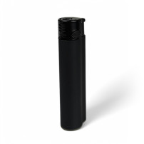 Feuerzeug Prof Rubber Black Jet