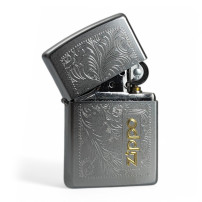 ZIPPO Venezianisches Zweifarben-Feuerzeug - Halb geöffnet
