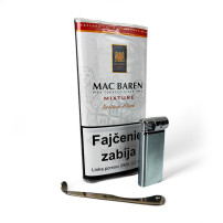 STARTER II Pfeifenset – Pfeifenbesteck, Mac Baren Mixture Scottish Blend Tabak, Feuerzeug