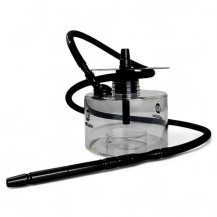 Shisha MS Mignon – Schwarz – mit Schlauch vorne