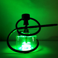 Shisha MS Mignon – Schwarz – mit LED-Beleuchtung