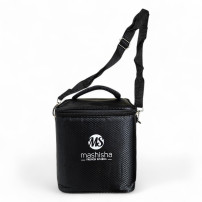 MS Micro Cube Shisha – Blau/Transparent – Verpackt in einem tragbaren Schulterrucksack