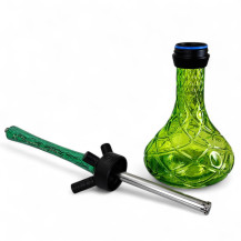 Amy Deluxe Alu Apis – Grün – Vase und Shisha-Körper