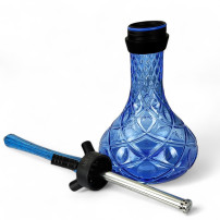 Amy Deluxe Alu Apis – Blau – Vase und Shisha-Körper
