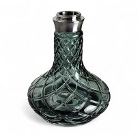 Amy Deluxe Carbonica Hybrid - Schwarz/Silber - Vase