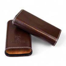 Sypuera braunes Reise-Zigarrenset: Zigarrenetui und Cutter - Etui