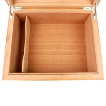 Pegasus Zebrano Zigarrenhumidor – Innenansicht des Fachs