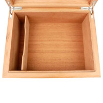 Pegasus Zebrano Zigarrenhumidor – Innenansicht des Fachs