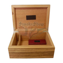 Pegasus Zebrano Zigarren-Humidor – Offen