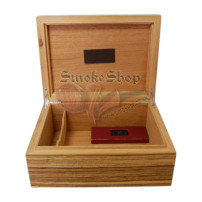 Pegasus Zebrano Zigarren-Humidor – Offen