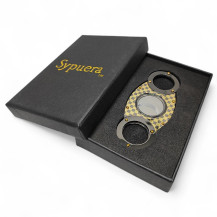 Sypuera Dark Gold Carbon – Luxus-Zigarrenschneider