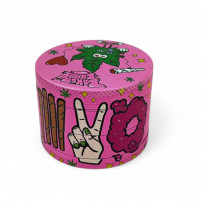 Hasenrosa Grinder – Vorderansicht